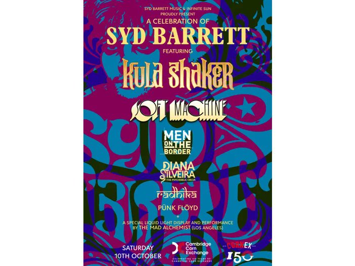 progrockpills's tweet photo. #ProgNews

@TheSydBarrett 

Il mito e l’interesse per Syd Barrett non si è mai spento. A riprova depone il concerto tributo che si terrà a Cambridge, città natale di Barrett, il prossimo ottobre. I gruppi che ad oggi paiono confermati sono i Kula Shaker, Soft Machine, Men On The Border, Diana Silveira & The Psychedelic Circus, Radhika e Pünk Floyd. Per il 9 ottobre è anche in uscita sia in vinile che in cd un album con nuove registrazioni e qualche inedito (in questo caso dovrebbero essere coinvolti Kula Shaker, All About Eve, Mystery Jets, Rosalie Cunningham, David Gilmour dei Pink Floyd e i Nick Mason’s Saucerful of Secrets.  
Dal 3 al 9 ottobre, presso lo spazio artistico Cambridge Openspace, si terrà anche una grande mostra con dipinti e schizzi originali dell’artista, insieme a stampe di opere di maggiori dimensioni.