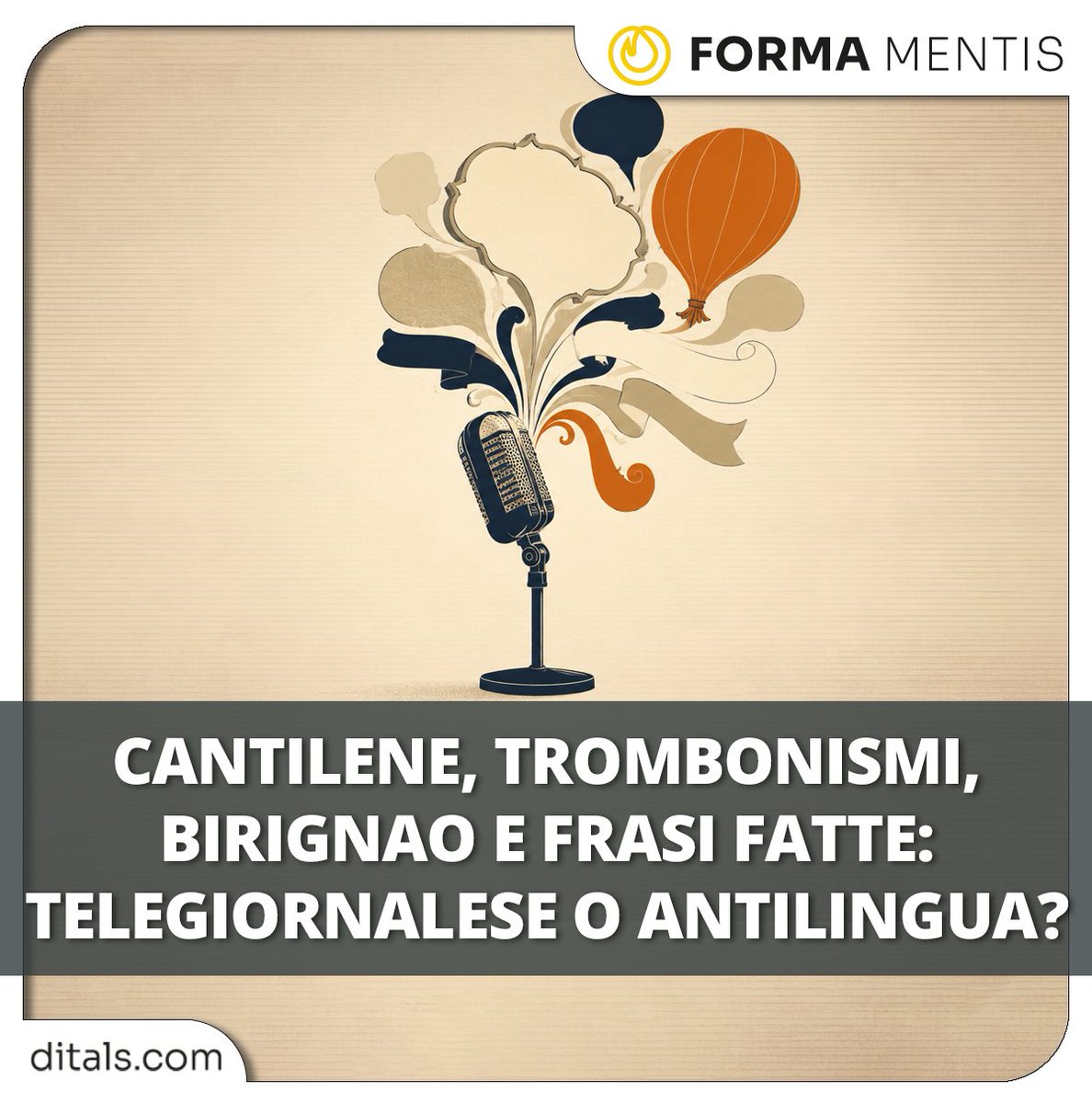 DitalsCom's tweet photo. Hai mai ascoltato telegiornalisti trombonisti, cantilenanti e "affetti da birignao"? L'articolo sul linguaggio giornalistico televisivo è uno sfogo che nasce da una insofferenza personale diventata input per un approfondimento sul tema.
Leggi l'articolo: https://t.co/X2ilBFIlP9 https://t.co/MfBXMdfygg