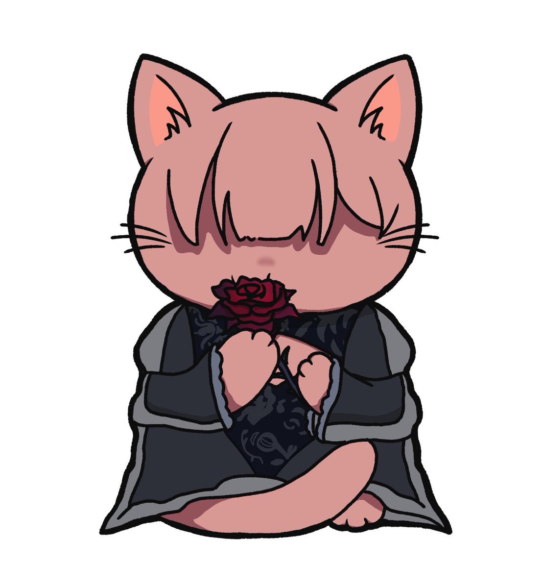 mohumohu_Lv's tweet photo. 全体を頑張って描いたので自己満ですが昨日のにゃんグールの全身を上げておきます！！ https://t.co/mEGTL0NmiX