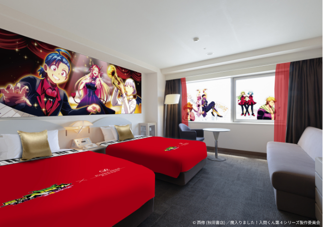 nep_irumakun's tweet photo. 😈デビっとニュース💫

＼アニメ「魔入りました！入間くん」×川越プリンスホテル✨／ 

9/1～10/31限定！音楽祭をイメージしたコラボルームや宿泊プラン、
限定フード＆ドリンク、オリジナルノベルティをご用意。
川越プリンスホテルで特別なひとときを♪

こちらからチェック⬇️
https://t.co/IOvP8998yY

#入間くん
#川越プリンスホテル