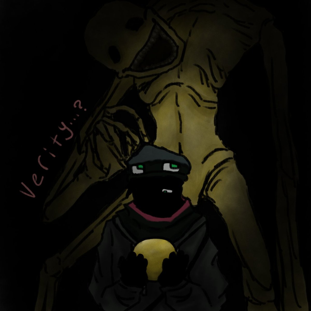 1milkegsofbeer's tweet photo. Verity and mob wooooo yaeyy, I've been stalling on this way too long.

Shaded for spooky and non shaded so u can see them. Okay?...okay....

#verity #thatmob #minecrafthorror #minecraft https://t.co/Txk3vy0l7o