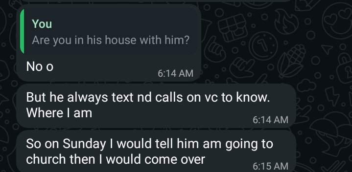Kharooooooo's tweet photo. @jon_d_doe No, she isn't married. She said the guy always call her on video call to know where she is. Same guy has caught her cheating before, and the punishment he gave her was to fuck her hard and mercilessly, then bath and feed her afterwards. 😂😂😂 https://t.co/PghKa0GZE6