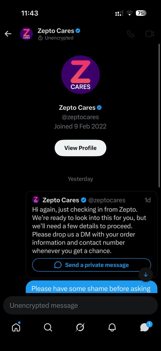 Bi2u17_14's tweet photo. There is no response from your side  still i am waiting , I am complaining consumer affairs thanks 
@zeptocares @ZeptoNow #zepto #fakeservice https://t.co/o50WZgLaAv