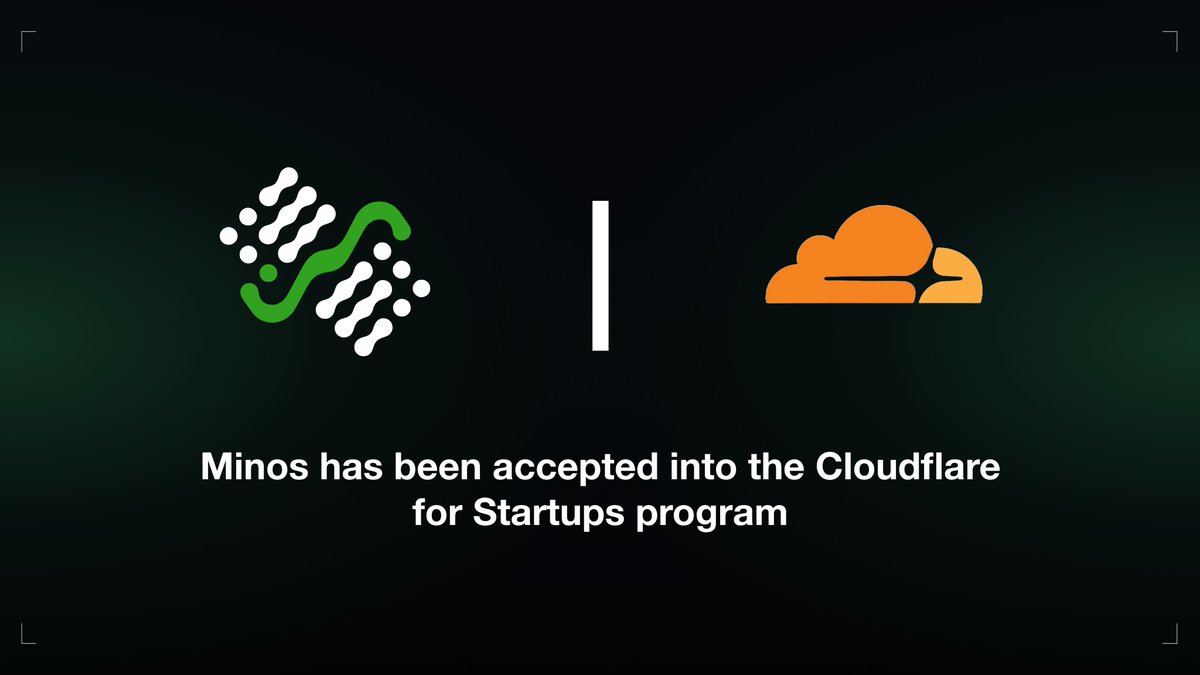 theminos_ai's tweet photo. We’re excited to announce that Minos has been accepted into the Cloudflare for Startups program. 

The program provides early-stage startups with access to Cloudflare’s global network, security tools, and developer platform to support faster development and scaling.

This will help accelerate our work as we advance the next phase of decentralized genomic infrastructure.