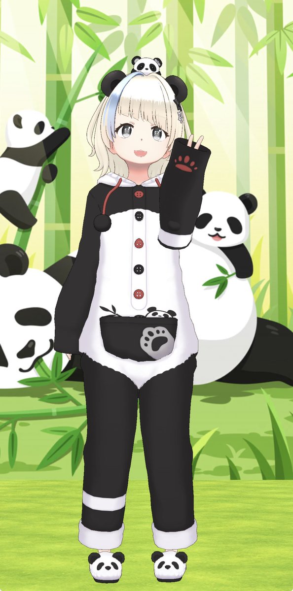 REALITY_Panda_'s tweet photo. @reality_totsu 自称、REALITYのパンダです🐼🐾

全身パンダが気に入ってます✨️ https://t.co/GZtaDgcOBL