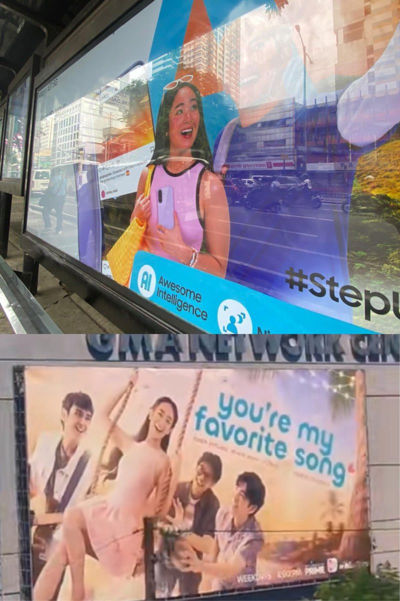 cpkrsily's tweet photo. caprice got her first subway ad for samsung and a huge billboard for her upcoming series. i’m so so proud of her. 🥹🩷

#CapriceCayetano https://t.co/nNRHlIjPWa