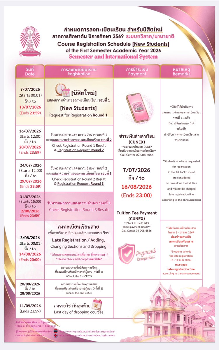 SP_5703's tweet photo. ลาก่อน #CU105 กับ #DEK64 และรหัส64
เริ่มต้นใหม่กับ #CU110 กับ #DEK69 และรหัส69 (แหม่เลขสวยดีจัง) https://t.co/5s86cG9R8J