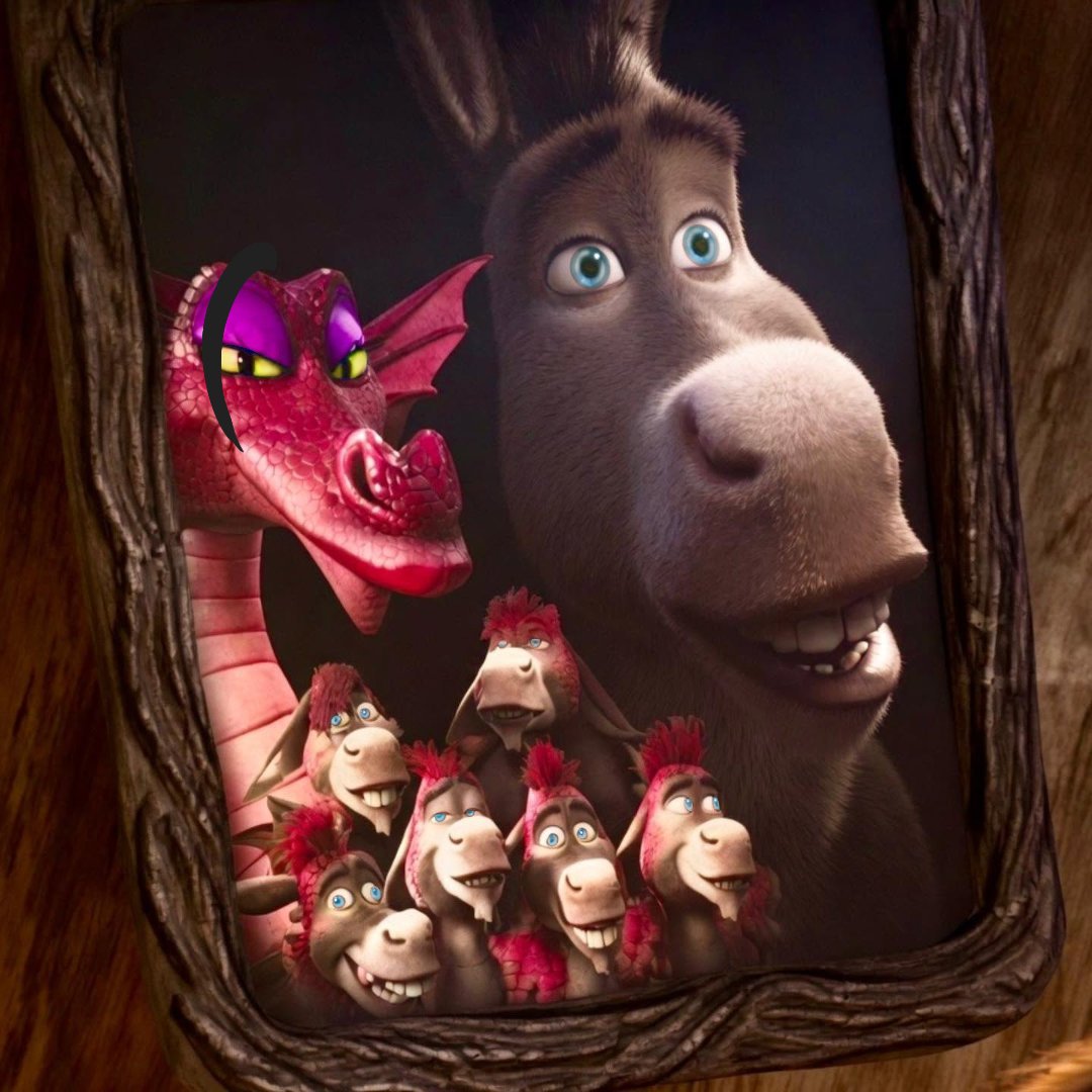 getofem's tweet photo. geto y gojo si estubieran en shrek https://t.co/N0D7EVNLZb