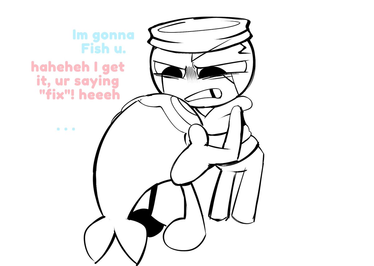 plupcloudy's tweet photo. Im gonna FISH you
Au by: Scolopendros
#dandysworld #shrimpo #ragebait #fanart #doodle #DOODLEEE https://t.co/FCdfpWcIvq