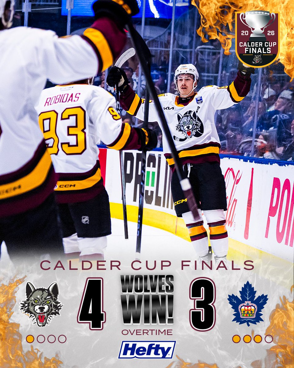 Chicago_Wolves's tweet photo. NEUCH WINS IT IN OT

#OnTheHunt • @Hefty https://t.co/IPWxwVgBm3