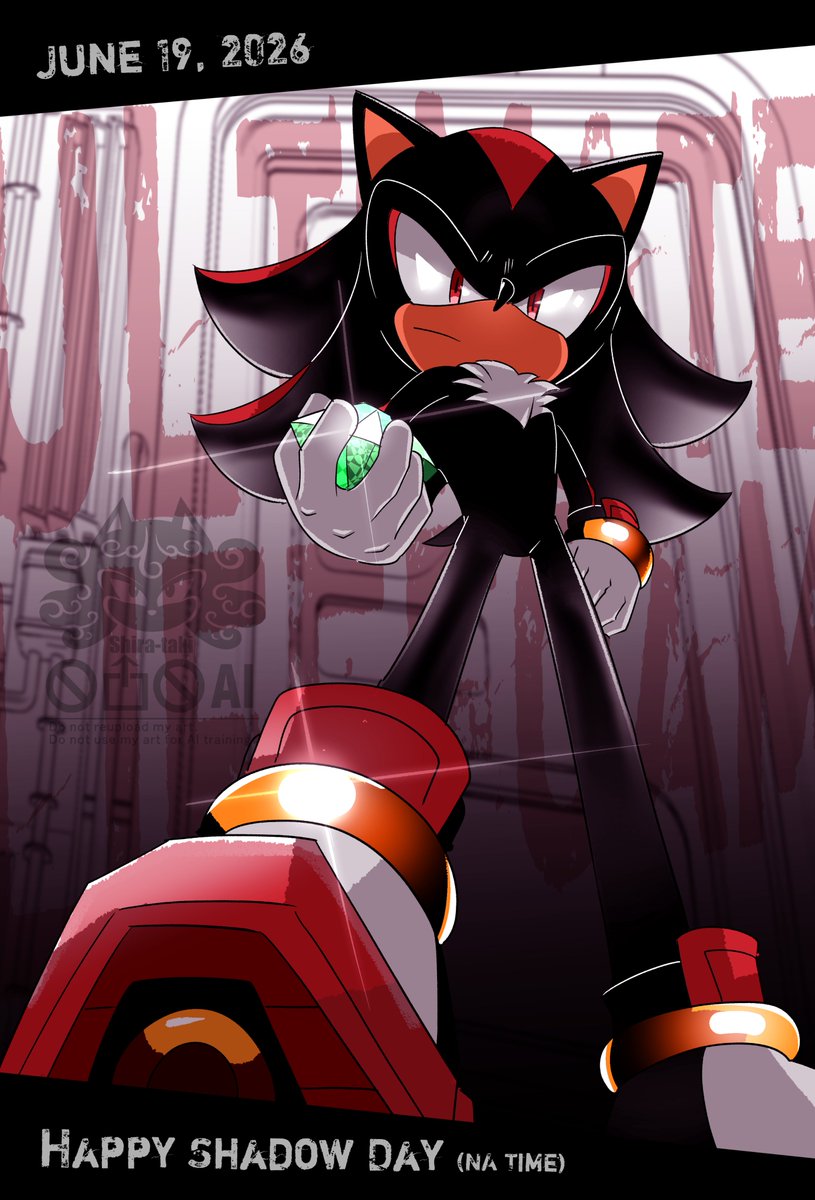 Amtrsoni's tweet photo. June 19, 2026
Happy Shadow Day! (NA Time)
#shadowthehedgehog https://t.co/XszGeTe0yH