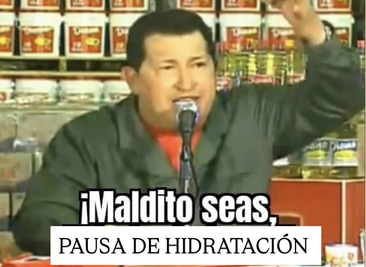 dimelofrox's tweet photo. Aprovecho para condenar de nuevo desde el fondo de mi alma y de mis vísceras a la pausa de hidratacion. https://t.co/E8vs4ESe6r