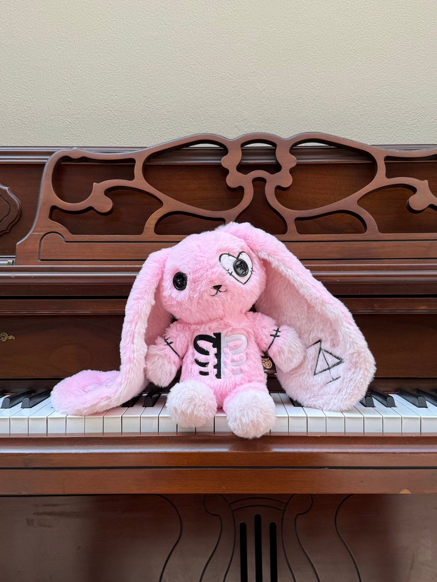 PlushieDreadful's tweet photo. Scoliosis Rabbit Pink Limited Edition 💟

With its signature curved spine and soft blush pink, this limited edition bestie is here to bring comfort, understanding, and plenty of hugs.

Available on the Plushie Dreadfuls store ⭐️ https://t.co/MEyTCI4oax
