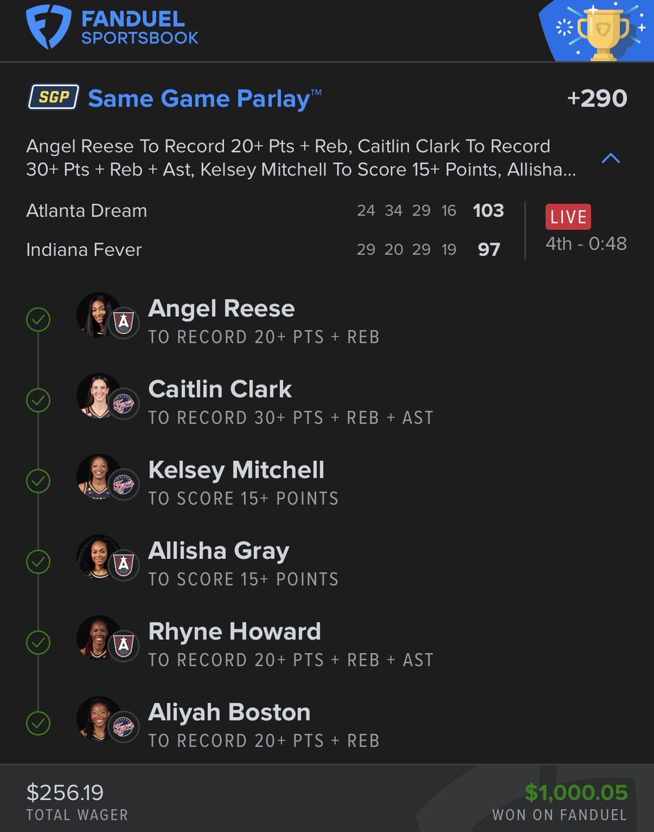 teebee2481's tweet photo. Another discord play cashed 🔋 Join and come make some money 💰 Link to join: https://t.co/0GCdX6e0V6
#fanduel #draftkings #betting #sports #wnba #fever #dream #parlay #discord https://t.co/JHS5VqSJc7