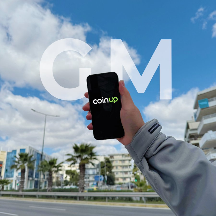 CoinUpOfficials's tweet photo. GM and TGIF fam! ☀️ https://t.co/2mw6i6Ie7j