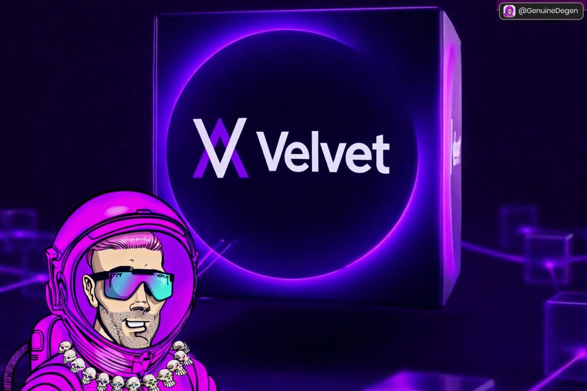GenuineDegen's tweet photo. Yo homies, I use @velvet_capital daily for my DeFi moves and it keeps delivering!

The AI powered tools and rewards setup make navigating everything way smarter and more profitable.

If you want real edge in DeFi join me on the platform and start stacking $VELVET together. 🫡 https://t.co/SpEz43OuQC