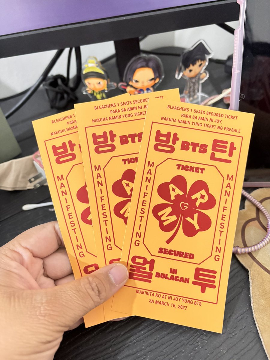 ana is seeing BTS🍀 tweet media