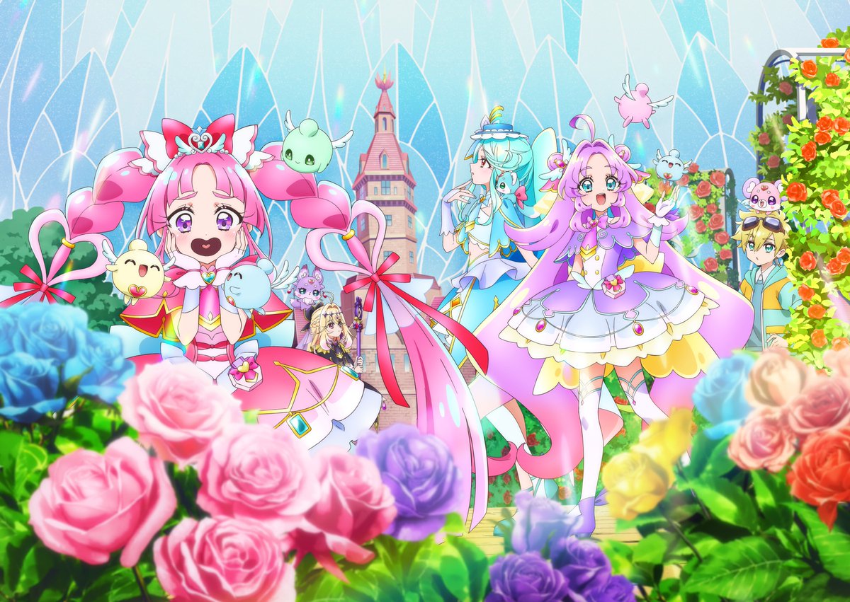oricon_anime_'s tweet photo. 映画『名探偵プリキュア』に
キミプリ＆わんぷり大集合！

新キャラ＆妖精の姿も
謎の少女・かりん、妖精アラン＆レイン
https://t.co/sWGTsPi10G

#映画たんプリ https://t.co/UvikOztJhj