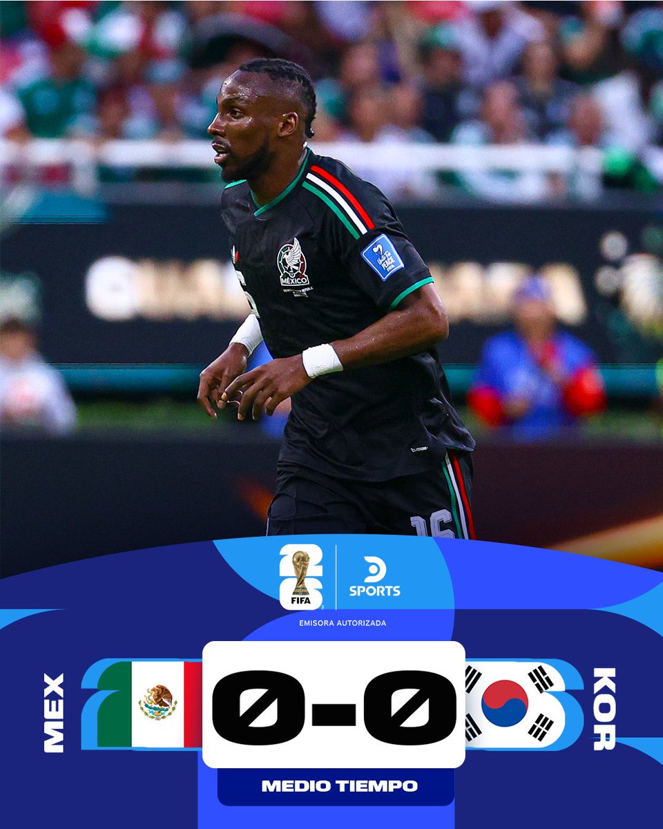 PPlusDeportes's tweet photo. ¿Se repartirán puntos? 

México el anfitrión y Corea del Sur 0-0 en la Ciudad de Guadalajara. 

México con la obligación de clasificar primero de grupo. 

#mexico #coreadelsur https://t.co/kS8P4voowd