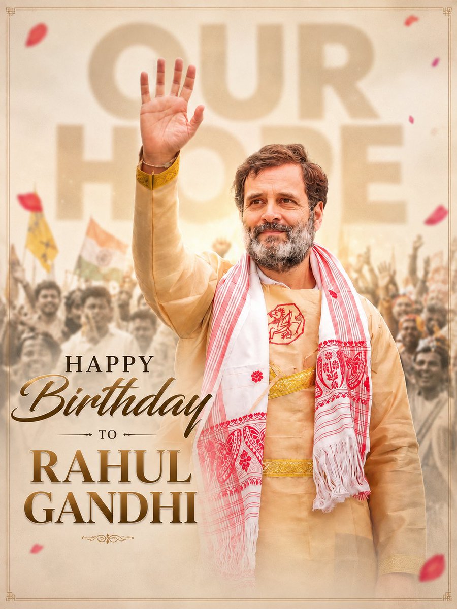 WeAreRGians's tweet photo. Happy Birthday Boss 💐❤️

#HappyBirthdayRahulGandhi https://t.co/scl9QbVV4Z