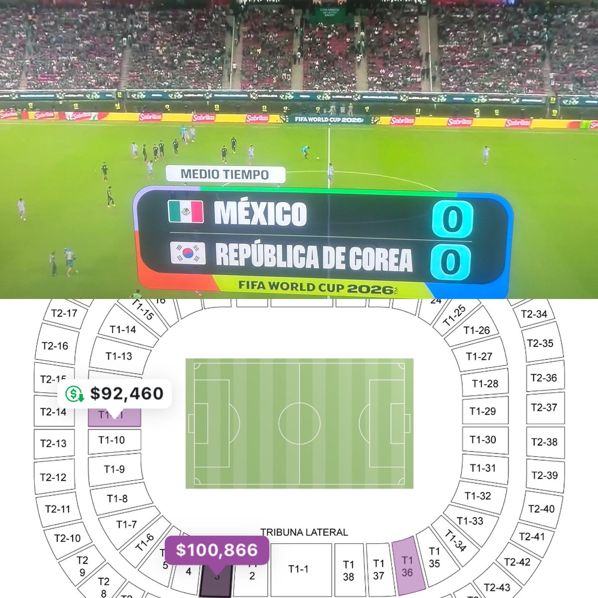 SombradeImperio's tweet photo. Imagínate andar pagando más de $4,000 dólares para ver el infumable
0–0 del México - Corea en el Mundial 2026. Si no hacen un gol, la gente en Guadalajara se le va a voltear q la selección 💀💀💀💀🤣🤣🤣🤣
#Mundial #mexico #mundial2026 https://t.co/IA6EsBpNG4