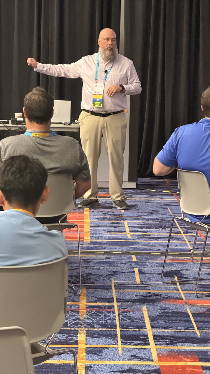 AV_JamesKing's tweet photo. #InfoComm26 is almost complete and I have not spent much time on the show floor itself. Tomorrow is going to be a show floor day for me.  Here some photos from different sessions I have done. Each of them were great. #avtweeps #leadership #alwaysbelearning #highered #higheredav https://t.co/CSMZsfXWS2