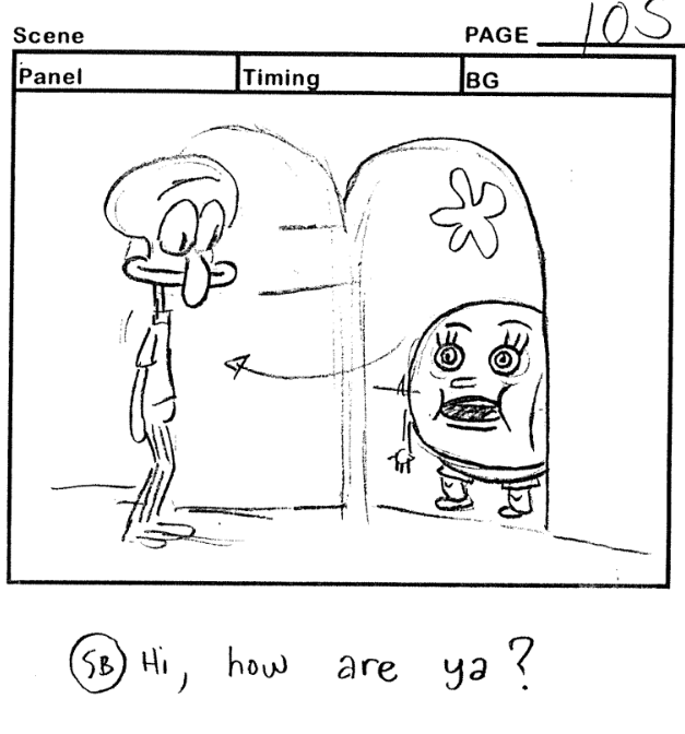 ArtofSpongebob's tweet photo. A drawing by Casey Alexander from "Not Normal." https://t.co/FjZytF8eYq
