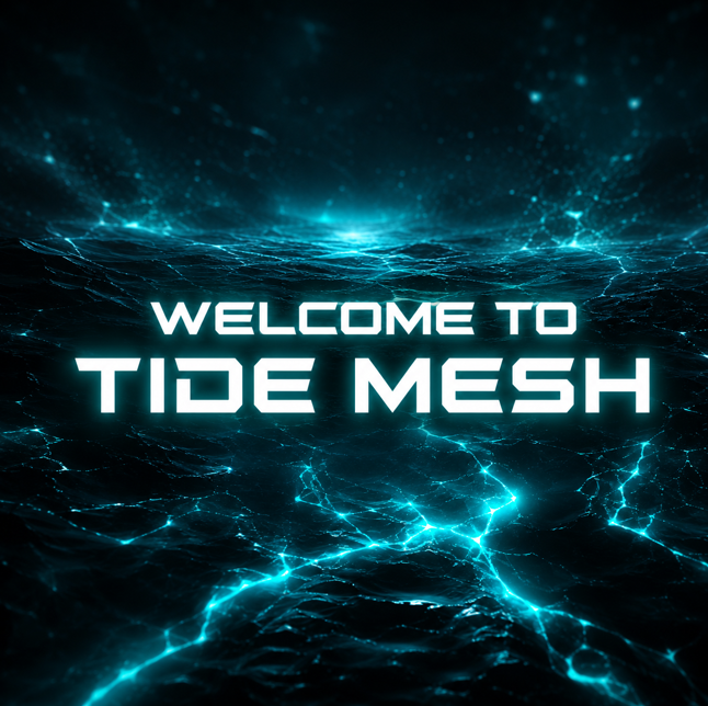 tide_mesh's tweet photo. Welcome to Tide Mesh

A living liquid lattice built from deep water, glowing caustics, and arcade timing

Lock the mesh. Ride the tide. Stay in the flow

$TIDEMESH https://t.co/ZPBuydJ9ZP
