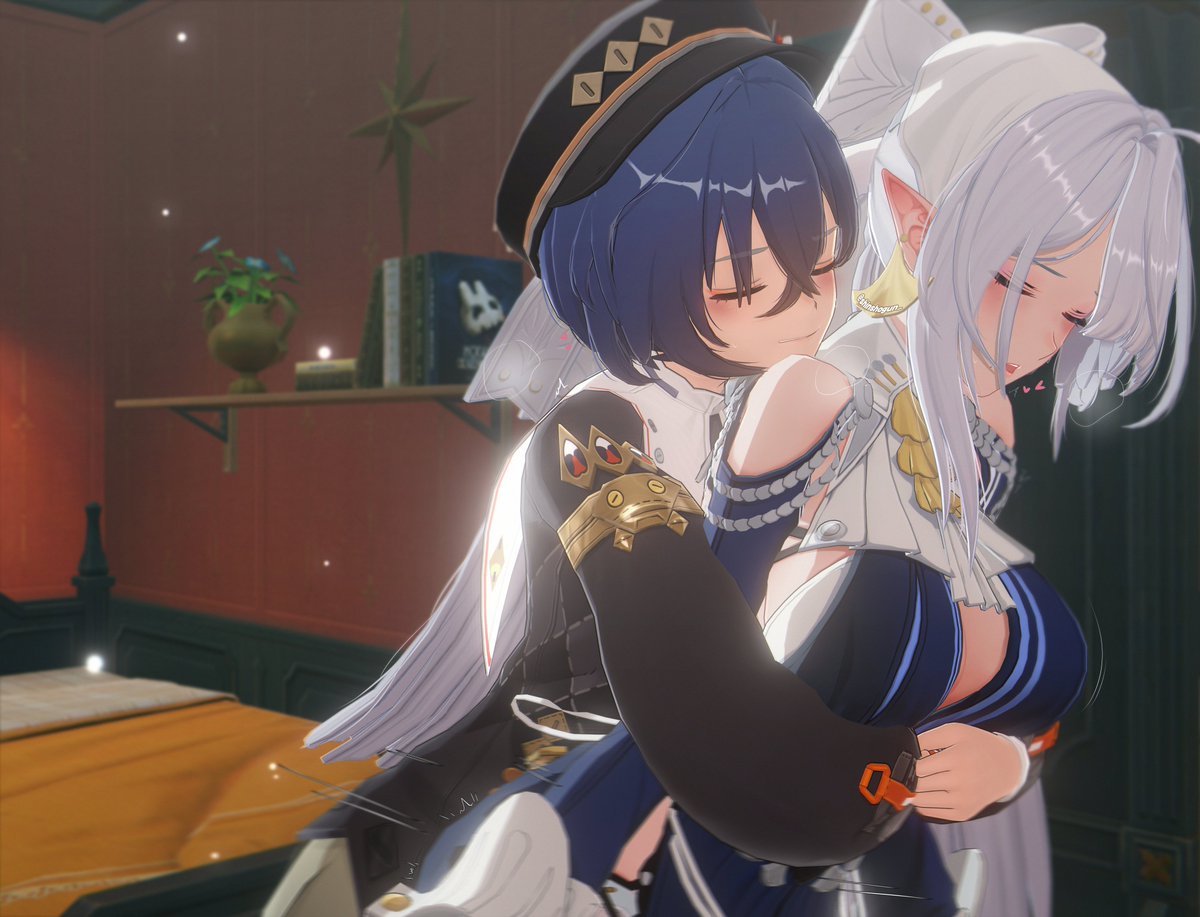 shinshogun_'s tweet photo. Relieving Lady Velina's stress. 💟 #zzzero #ゼンゼロ #velina #belle https://t.co/ZFQWWrMtlQ
