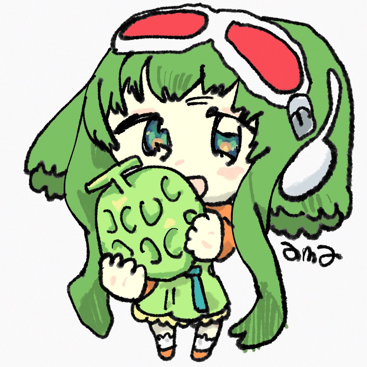 niwakarasu's tweet photo. #vocaloid #GUMI https://t.co/FEv5dFuUGa