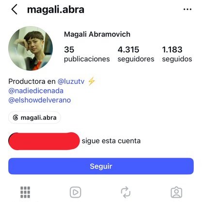 TTendenciaX's tweet photo. "Productora":
Porque filtraron el Instagram de la mujer que emitió la información errónea del padre de Messi, durante el programa de Flor Peña. https://t.co/0mp3dxtZjm