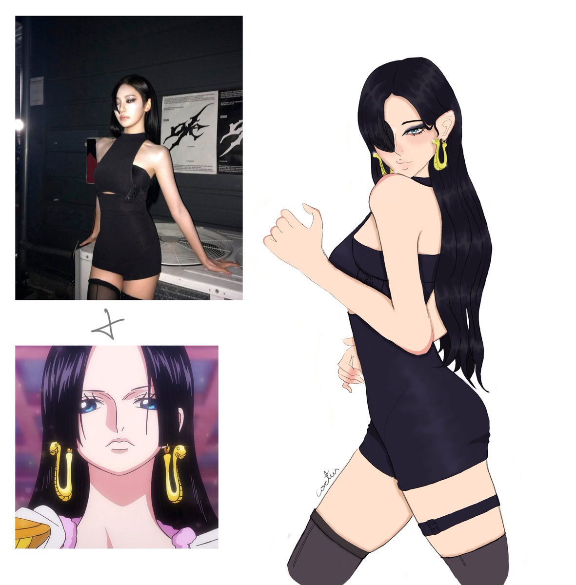 lawcomunista's tweet photo. hancock as ningning #onepiece #aespa https://t.co/R9eANXlsF3