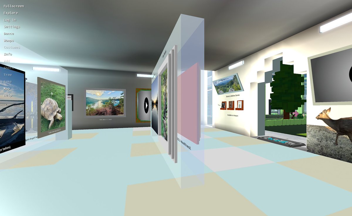 voxeliving's tweet photo. Auto realistic lighting available in @cryptovoxels 
Off, on, and how https://t.co/G4X2RNyyu3