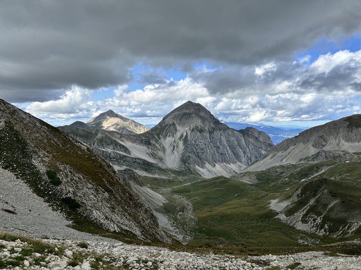 Callofthevoidpt's tweet photo. Aloha! This is Gran Sasso about an hour outside of Rome. Go to the little town of Fonte Cerreto (Assergi) and take the tram up. In that town you MUST get the lamb skewers called Arrosticini from the food cart in the town square. And pet the sheep dogs wandering around town! As for Rome, do the sites but most importantly get away from them (and the tourists) to explore. That is the real Rome. So many things to see that aren’t known by the tourists hoards. Walk around, you will not be disappointed. For more hit me a DM. Have family there.