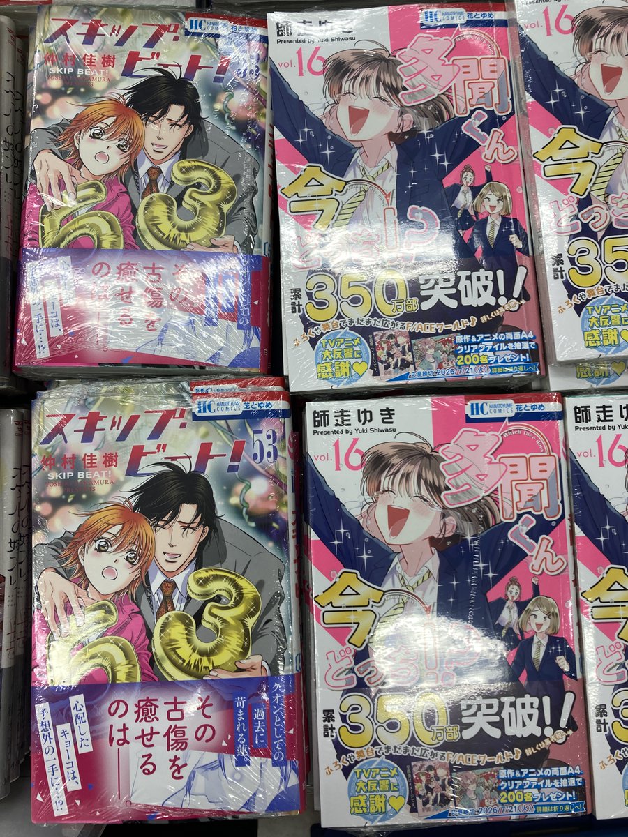スキップビート アニメイト特典CD 2枚セット 書籍入荷情報📚】 ・スキップ・ビート!(53) ・多聞くん今どっち!?(16