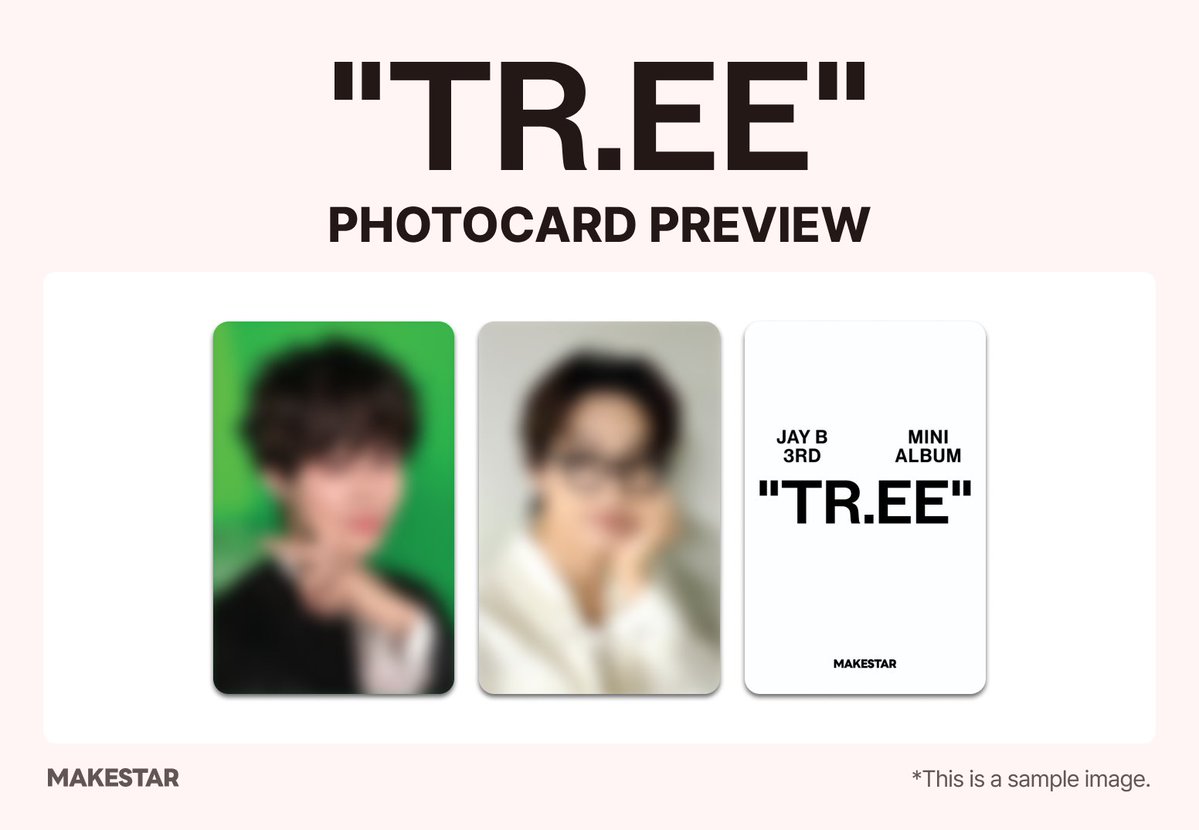 Makestarcorp's tweet photo. JAY B 3rd MINI ALBUM "https://t.co/94Bf0Me3iL" MEET&CALL EVENT
⏰마감 D-DAY⏰
🌳 이벤트 일시: 6/28(일) 14:00 ~
🤍응모자 전원 미공개 포토카드 2종 중 랜덤 1종
💚당첨자 전원 미공개 포토카드
📅~26.06.19 23:59 (KST)
🔗https://t.co/cSO68i0T7a
#JAYB #제이비 #TREE #528Hz https://t.co/VhmnXf0qTz