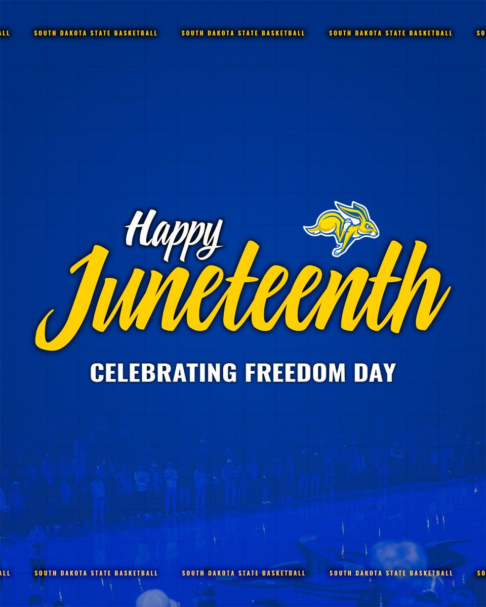 GoJacksMBB's tweet photo. Today we recognize and celebrate Juneteenth https://t.co/2rNCYnhGSl