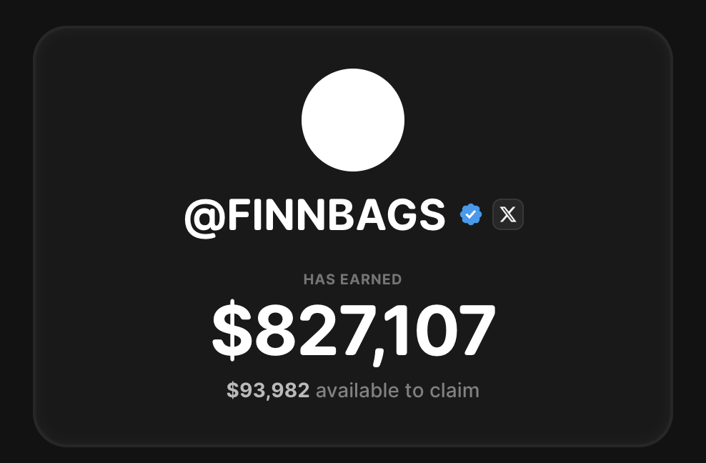 finnbags's tweet photo. need money to pay for the $100,000 challenge so i'm about to claim all my unclaimed fees on @BagsApp 

(a new feature btw, claim all fees with one tap) https://t.co/ATLPovCU6k
