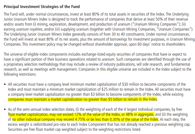 UraniumEquities's tweet photo. Due to Juneteenth holiday URNJ Rebalancing started today, additions:
Eagle Nuclear Energy
DevEx Resources
Cauldron Energy
Frontier Nuclear and Minerals
Jaguar Uranium
Myriad Uranium
Cosa Resources
Manhattan Uranium Discovery 
NEO ENERGY METALS
dropped - UROY 
$6M cash remains https://t.co/RkEnhYaR5R