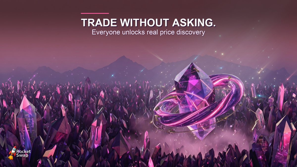 Rocket_Swap_'s tweet photo. What happens when everyone can trade without asking? 🚀

Permissionless markets remove gatekeepers and unlock real price discovery. The future of DeFi belongs to those who trade freely on-chain.

#Web3 #DeFi #DEX #Crypto https://t.co/pOo4BCojml
