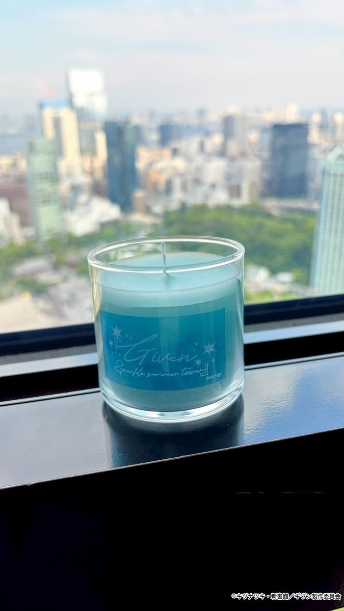 colab_tokyo's tweet photo. 【商品紹介📢】
アロマキャンドル(210ml)：¥2,200(税込)

リラックスタイムにぴったりのアロマキャンドル🕯✨
お部屋におひとついかがですか？💭

#given_Sparklesummer_tower #ギヴン https://t.co/CrUHolfVCl