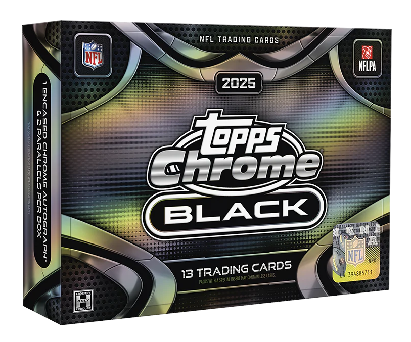 Topps Chrome Black 2025 13枚入り 製品情報】 2026年7月3日 発売予定 🏈2025 TOPPS CHROME BLACK