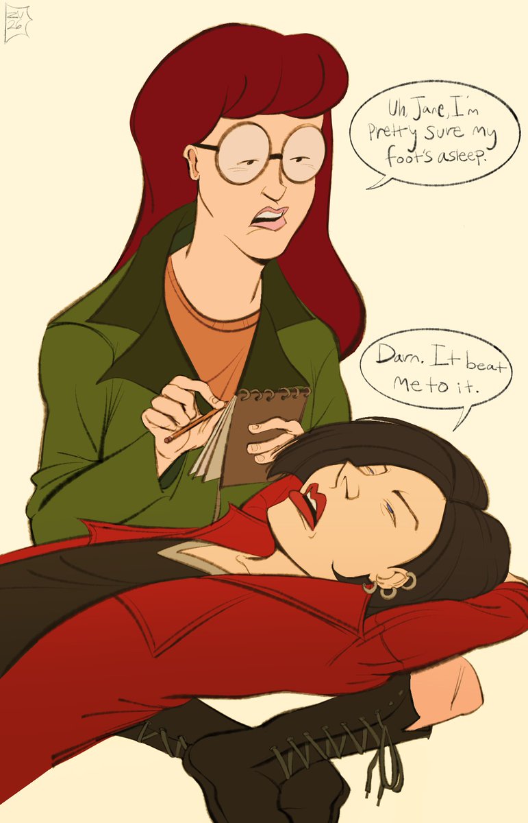 ziggyvoid's tweet photo. i need to draw them more #Daria https://t.co/PhaELE3rPl