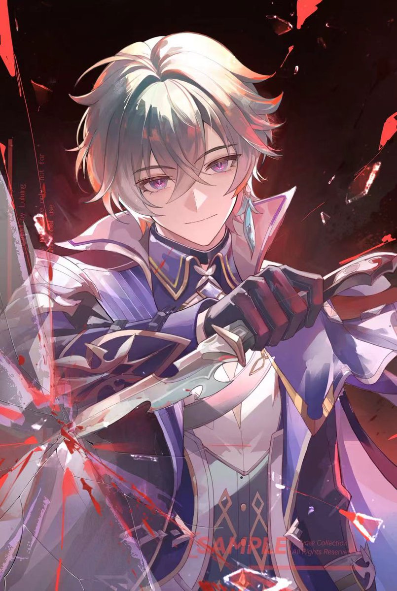LuLu_ing_'s tweet photo. I drew Lohen… I’m totally obsessed with this yandere boy vibe!

#Lohen #洛恩 #ローエン #GenshinImpact #原神 https://t.co/sVmifhAvsI