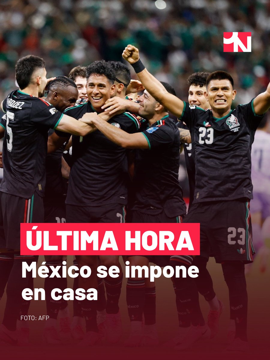 OnceNoticiasTV's tweet photo. 🚨 #ONMundialista | ¡#México sigue invicto!

@miseleccionmx saca la garra en casa y se impone 1-0 a #Corea del Sur en su segundo partido en el #Mundial2026.

Con este resultado, la Selección Mexicana consigue el liderato del Grupo A.

#OnceNoticias🔻 https://t.co/0fpv00OlKL