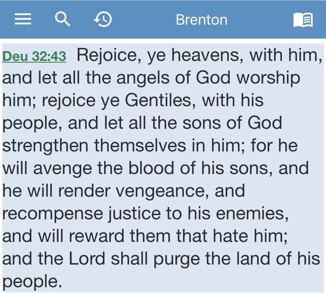 mat71314's tweet photo. And shall not God 👉avenge his own elect, which cry day and night unto him, though he bear long with them?

I tell you that he will 👉avenge them speedily. Nevertheless when the Son of man cometh, shall he find faith on the earth? Luke 18:7-8

Rom 8:14-39
Heb 10:30-31 https://t.co/tE9grIWpDR