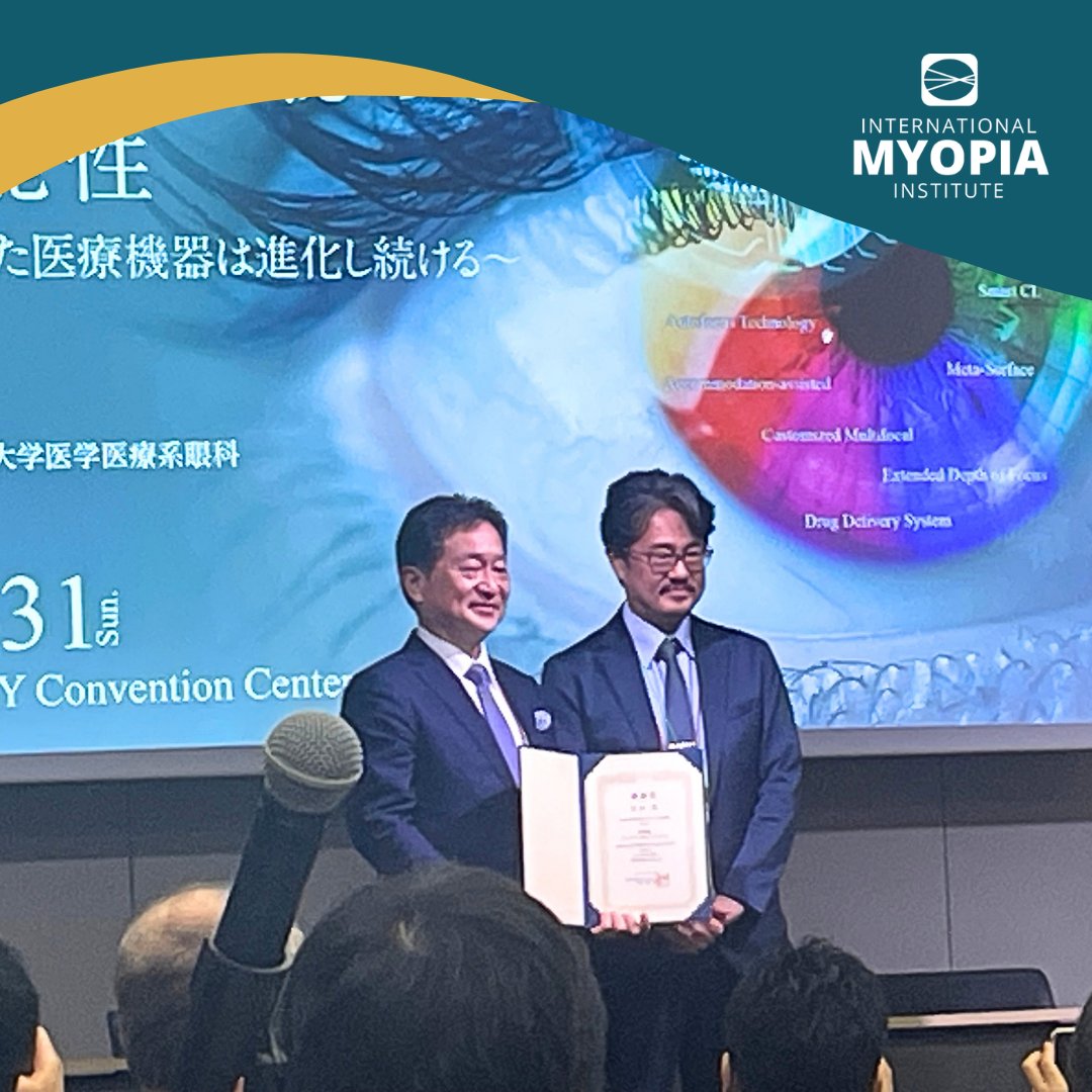 InstituteMyopia's tweet photo. The International Myopia Institute was pleased to be represented at BCLA Asia 2026 in Tokyo, Japan.

Prof. So Goto attended the conference on behalf of the IMI, which brought together global experts in contact lens and anterior eye health. https://t.co/J343r13L1u