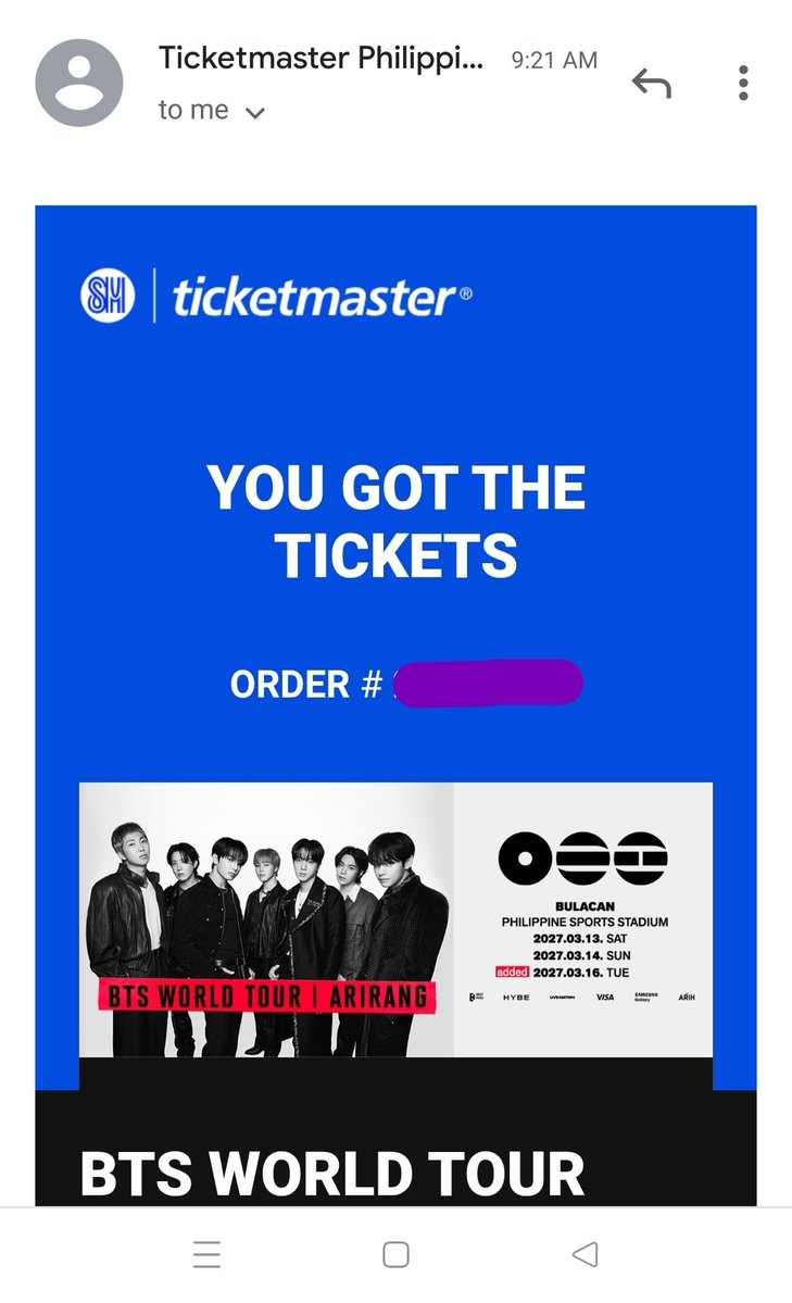 vaialily's tweet photo. lord answered my prayers through ate @ipagbilee, she did it again for me with 15k qn. she did once w/hobi and now bts OT7 concert in bulacan!!! tysm poo 🥺💜✨

i think sm tmph na for future concerts. i highly recommend her po!! tpa service using legal meth 💜🍀✨

#saleemat https://t.co/Hs2RBltuoi