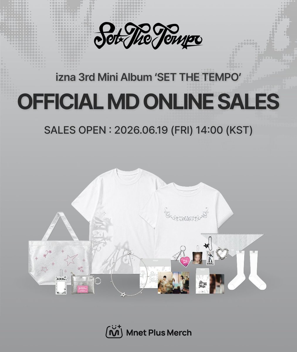 MM] NEW MERCH & EVENT! I #izna 3rd Mini Album 'SET THE TEMPO