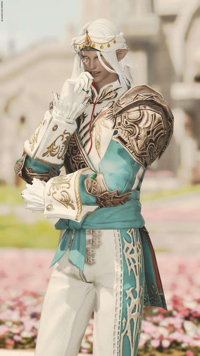 FF14Persian's tweet photo. 南方諸国の王子風につくってみた(　・ω・)☀️
#エレオス https://t.co/hHvsp7ibPJ